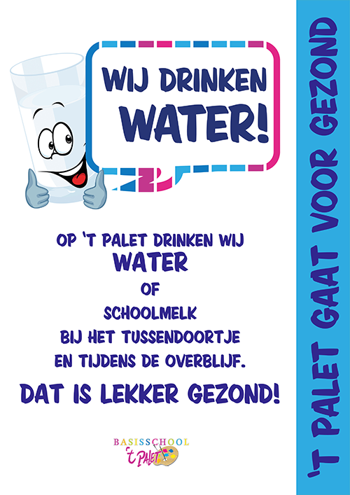 Wij drinken water - Gezonde school